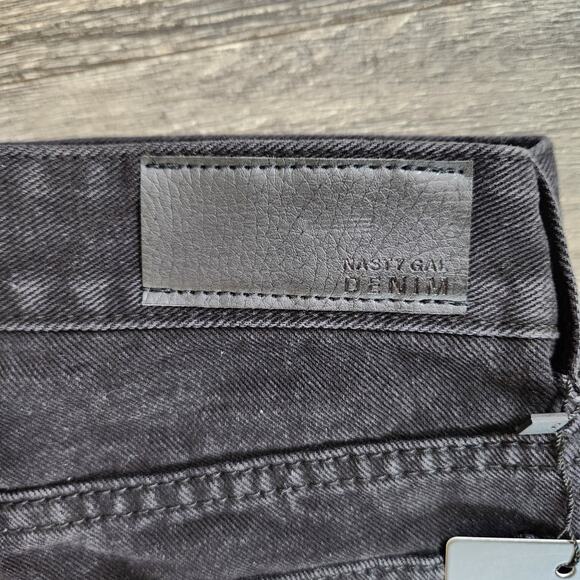 Nasty Gal Classic Boyfriend Jean Washed Black - Picture 9 of 9